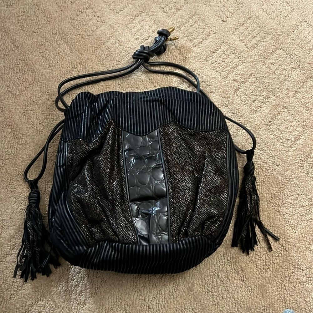Vintage drawstring bag